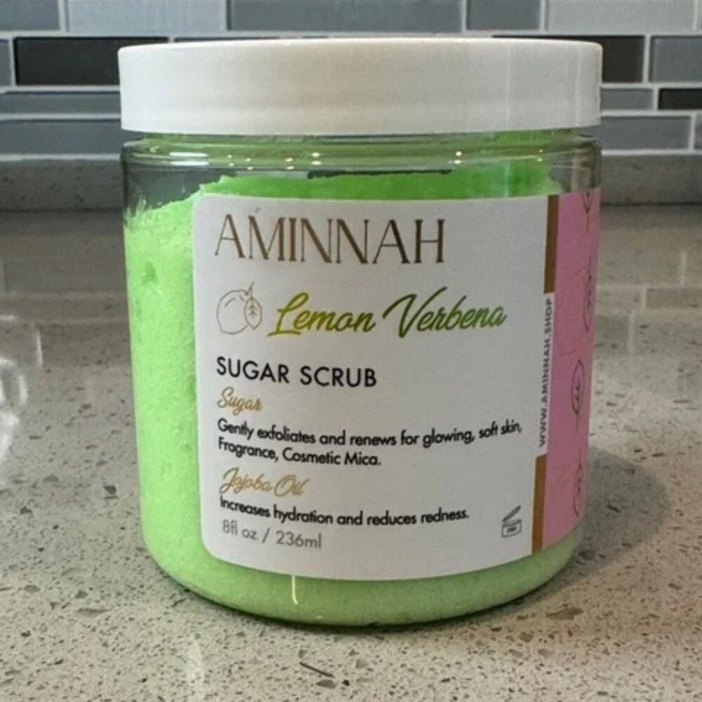 AMINNAH Lemon Verbena Sugar Scrub